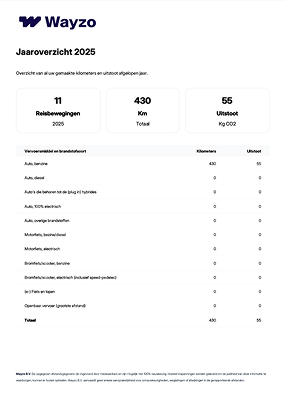 WPM rapportage voorbeeld